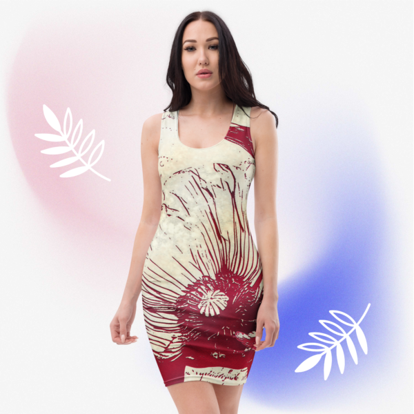 Blush Bloom Bodycon dress