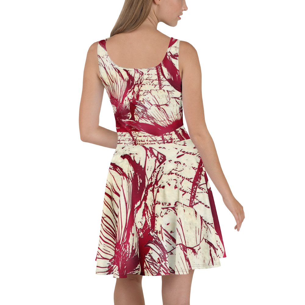 Blush Bloom Retro Skater Dress - Image 6