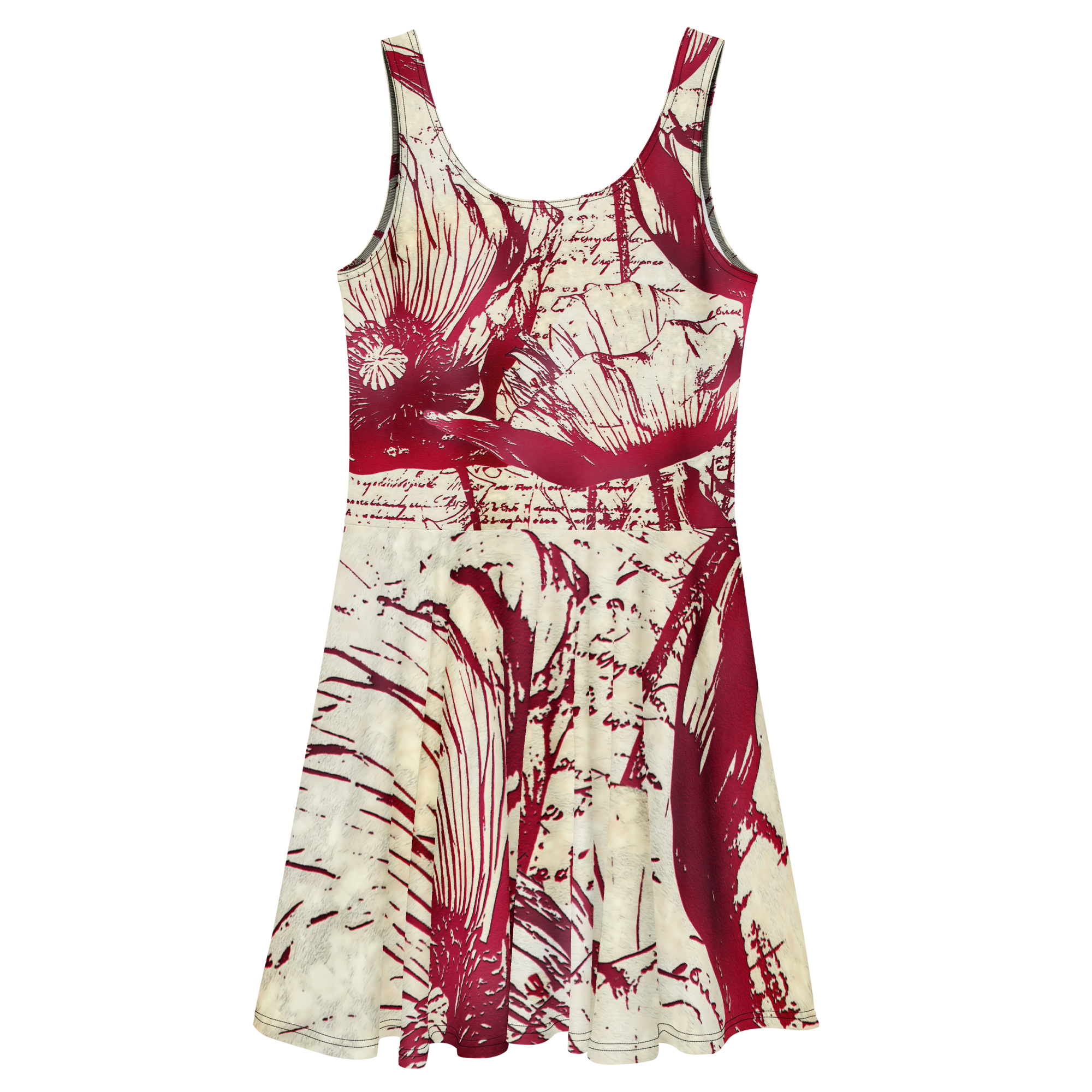 Blush Bloom Retro Skater Dress - Image 2