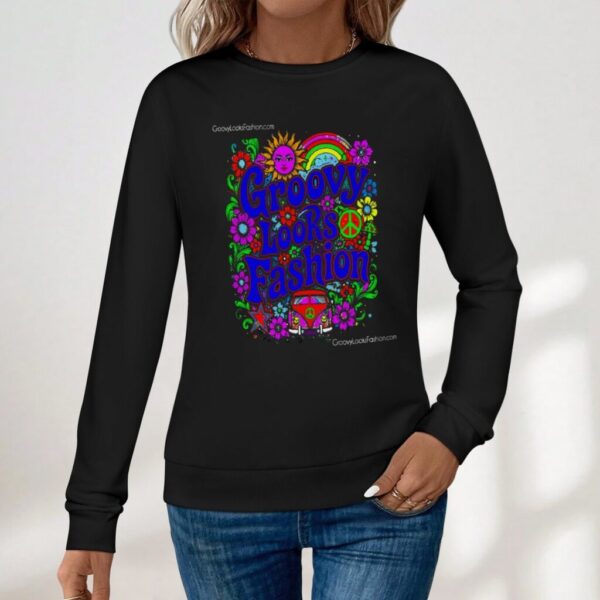 Front-Print Cotton Pullover Sweatshirt